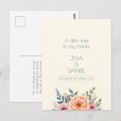Peach en Petal Dream Briefkaart (Voorkant / Achterkant)