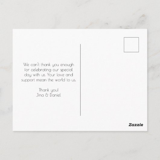 Peach en Petal Dream Briefkaart (Achterkant)