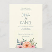 Peach en Petal Dream Briefkaart (Voorkant)