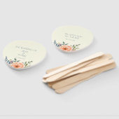 Peach en Petal Dream Handwaaier (Niet-gemonteerd)