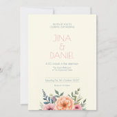 Peach en Petal Dream Kaart (Voorkant)