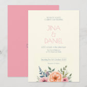 Peach en Petal Dream Kaart (Voorkant / Achterkant)