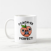 Peach-er perfecte grappige perzik woordspeling koffiemok (Links)