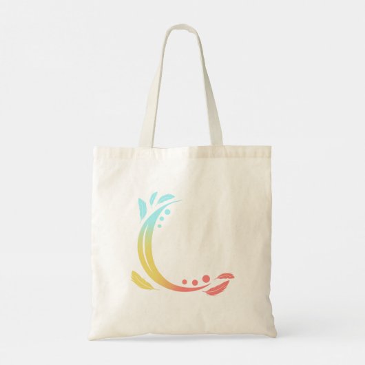 Peach Faced Lutino Lovebird Tote Bag (Achterkant)