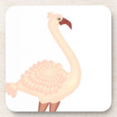 Peach Flamingo Onderzetter (Voorkant)