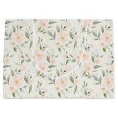 Peach Floral Bridal Shower Groot Cadeauzakje (Voorkant)