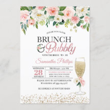 Peach Floral Bridal Shower