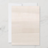 Peach Floral Moederdag Tea uitnodiging (Achterkant)