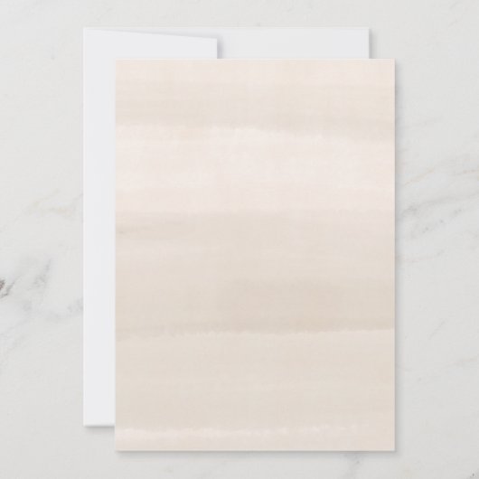 Peach Floral Moederdag Tea uitnodiging (Achterkant)