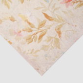 Peach Floral Pattern Tissuepapier (Detail)