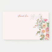 Peach Floral Post-it® Notes (Voorkant)