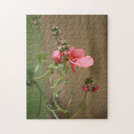 Peach Floral Puzzle Legpuzzel