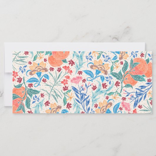 Peach Floral Salon (Achterkant)