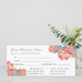  Peach Floral Salon (Staand voorkant)
