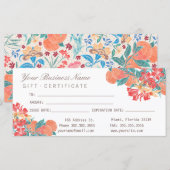  Peach Floral Salon (Voorkant / Achterkant)