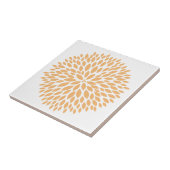 Peach Floral Tegeltje (Zijkant)