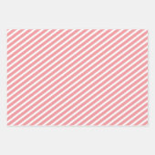 Peach Floral Wedding Inpakpapier Vel (Voorkant 3)