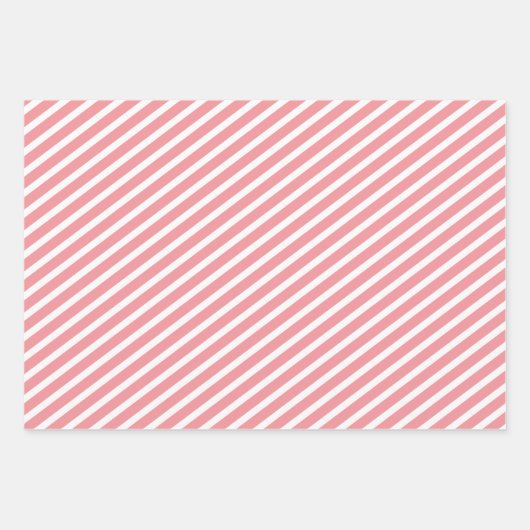 Peach Floral Wedding Inpakpapier Vel (Voorkant 3)