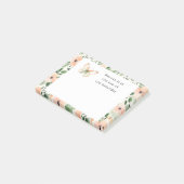 Peach Flowers Beauty Beholder Post-it® Notes (Schuin)