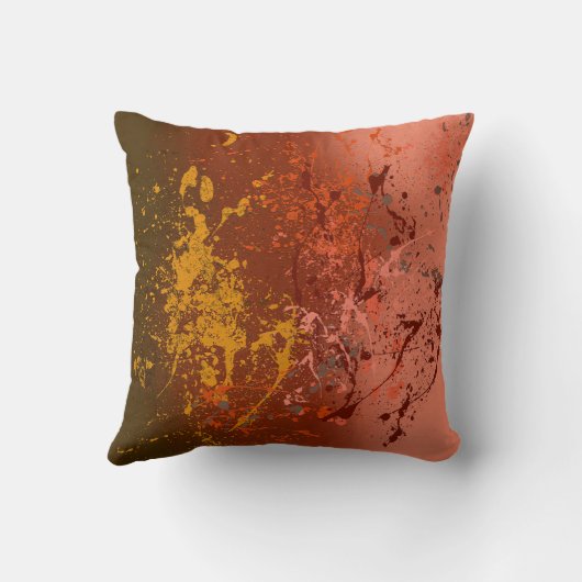 Peach Flurry Kussen (Achterkant)