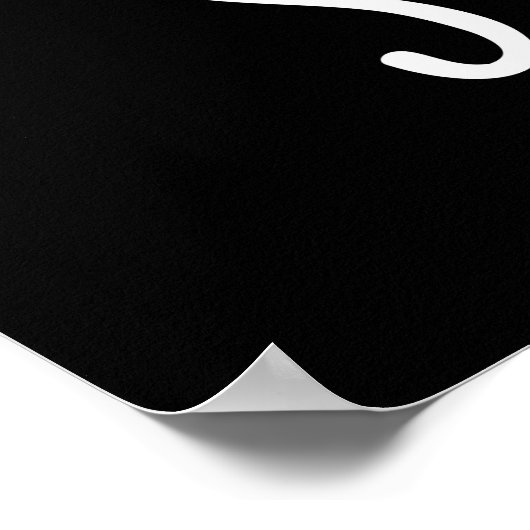 Peach for the Stars Funny Fruit pun Dark BG Poster (Hoek)