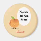 Peach for the Stars | Magneet (Voorkant)