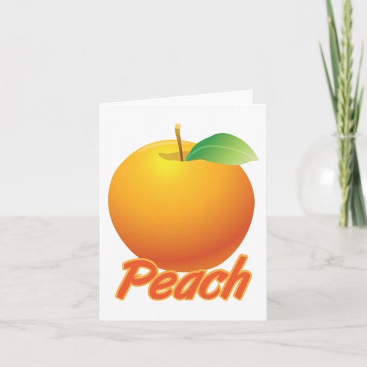 Peach Fruit Kaart (Voorkant)