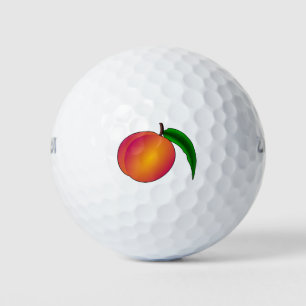 Peach Fruit Nectarine Plant Natuur gezonde zoete Golfballen