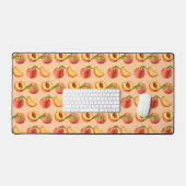 Peach Fruit Patroon Bureaumat (Keyboard & Muis)