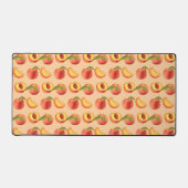 Peach Fruit Patroon Bureaumat (Voorkant)