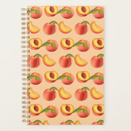 Peach Fruit Patroon Planner