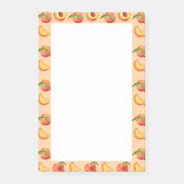 Peach Fruit Patroon Post-it® Notes