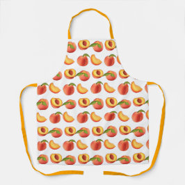 Peach Fruit Patroon Schort