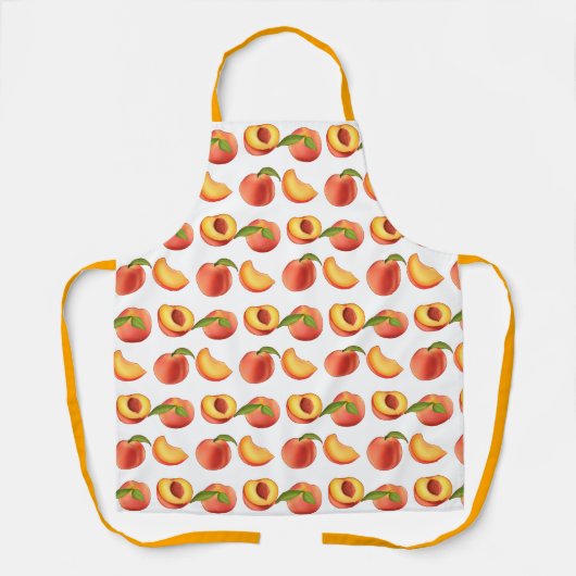 Peach Fruit Patroon Schort (Voorkant)