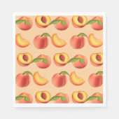 Peach Fruit Patroon Servet (Voorkant)