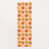Peach Fruit Patroon Yogamat (Achterkant)