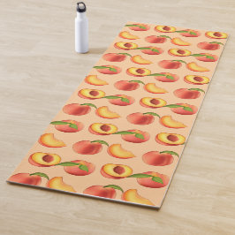Peach Fruit Patroon Yogamat