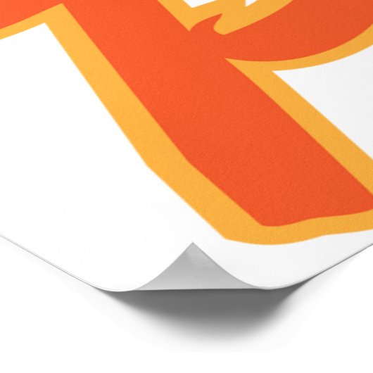 Peach Fruit Poster (Hoek)