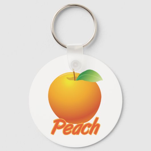 Peach Fruit Sleutelhanger (Achterkant)