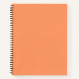 Peach Fruit Spiral Notitieboek