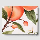 Peach Fuzz Baby shower Gastenboek (Achterkant)