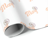 Peach Fuzz Bliss: Beste mama ooit inpakpapier (Rol Hoek)