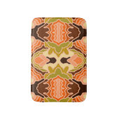 Peach Fuzz Boho Shabby Chique Geometrische Abstrac Badmat (Voorkant Verticaal)