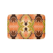 Peach Fuzz Boho Shabby Chique Geometrische Abstrac Badmat (Voorkant)