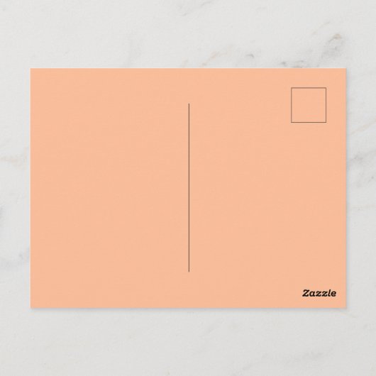 Peach Fuzz Boho Shabby Chique Geometrische Abstrac Briefkaart (Achterkant)