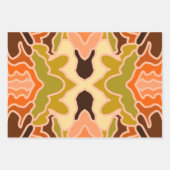 Peach Fuzz Boho Shabby Chique Geometrische Abstrac Inpakpapier Vel (Voorkant 2)