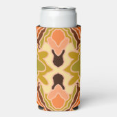 Peach Fuzz Boho Shabby Chique Geometrische Abstrac Seltzer Blikjeskoeler (Seltzer Voorkant)