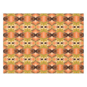 Peach Fuzz Boho Shabby Chique Geometrische Abstrac Tafelkleed (Voorkant (Horizontaal))