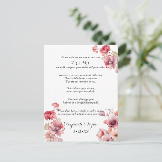 Peach Fuzz bruiloft advies goed wensen (Staand voorkant)