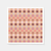 Peach Fuzz Checkerboard Servet (Voorkant)